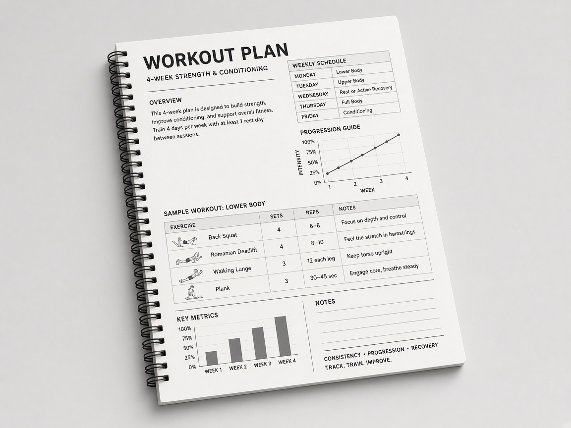 Fitness Plan Printing
